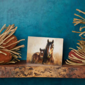 美しいマーレとフォア絵を描ル フォトプラーク (側面)