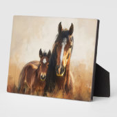 美しいマーレとフォア絵を描ル フォトプラーク (側面)