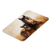 美しいマーレとフォア絵を描ル マグネット (左側)