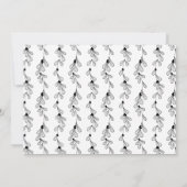 美しいミストレメリーー結婚したトクリスマス サンキューカード (裏面)