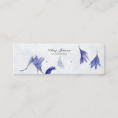 美しいミニフローラ | スタッド表示カード スキニー名刺 (正面)