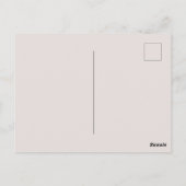 美しいミニマルなサニーデザートポストカード ポストカード (裏面)