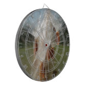 美しいミルクウィード魔法:スカイワード飛行デザイン ダーツボード (正面左)