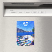 美しいミロスギリシャのヨーロッパ旅行アート マグネット (インサイチュ (食洗機))