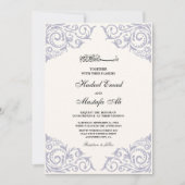 美しいムスリム結婚式招待状 招待状 (正面)