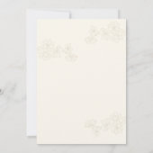 美しいムスリム結婚式招待状 招待状 (裏面)