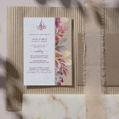 美しいムスリム結婚式招待状 招待状