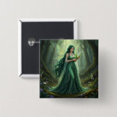美しいメイエメラルドフェアリー 缶バッジ (正面&裏面)