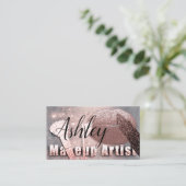 美しいメイクアップアーティストアポイントメントカードバラグライト 名刺 (スタンド正面)