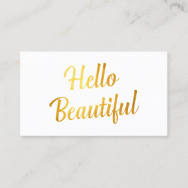 美しいメイクアップアーティストシンプル コーリングカード