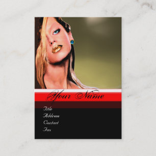 美しいメイクアップアーティストモノグラムグレーブルーサファイア 名刺