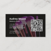 美しいメイクアップアーティスト 名刺 (正面)