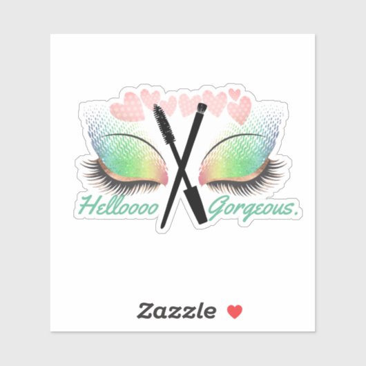 美しいメイクアップ目こんにちはゴージャスガーリー シール (シート)