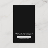 美しいメイクアップ魔法グローアポイントメント 予約カード (裏面)