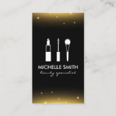 美しいメイクアップ魔法グローアポイントメント 予約カード (正面)