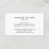 美しいメイクサロンあなたのロゴ液体メイク 名刺 (裏面)