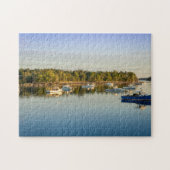 美しいメイン海岸の夕日 ジグソーパズル (横)