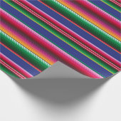 美しいメキシコのセラピー毛布パターン ラッピングペーパー (角)