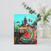 美しいメキシコのダンスポストカード ポストカード (スタンド正面)