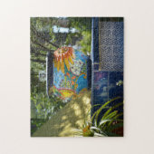 美しいメキシコインスパイアンガーデン ジグソーパズル (縦)