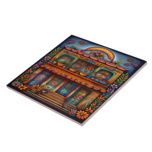 美しいメキシコ美術 タイル (側面)