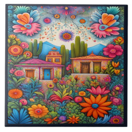 美しいメキシコ美術 タイル