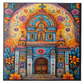 美しいメキシコ美術 タイル (正面)