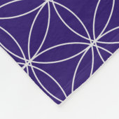 美しいメタトロンのキューブ フリースブランケット (角)