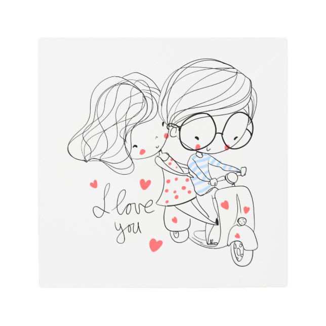 美しいメタルアートでゲストを魅了 メタルプリント (正面)