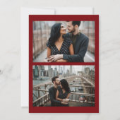 美しいメヘンディーの結婚式　保存日付カード セーブザデート (裏面)