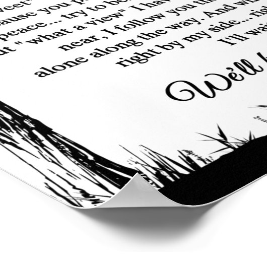 美しいメモリアル/思い出す ポスター (角)