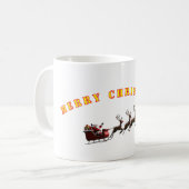 美しいメリークリスマスマグカップ コーヒーマグカップ (正面左)