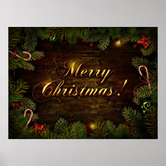 美しいメリークリスマス ポスター (正面)