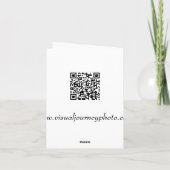 美しいメンフクロウのnotecard カード (裏面)