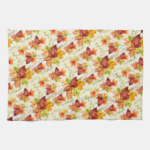 美しいメープル葉 キッチンタオル (横)