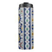 美しいモザイクのタイルの写真 タンブラー (正面)