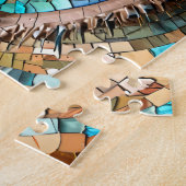 美しいモザイクアイ ジグソーパズル (側面)