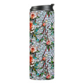 美しいモザイクフェイクの花柄 タンブラー (回転左)