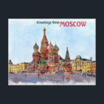 美しいモスクワ ポストカード<br><div class="desc">美しいモスクワ</div>