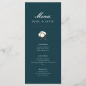 美しいモダンコットンエレガントグリーン メニュー (正面)