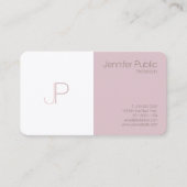 美しいモダンサロンメイクアップアーティストシルクラグジュアリー 名刺 (正面)