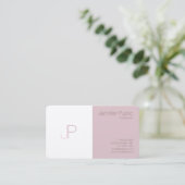 美しいモダンサロンメイクアップアーティストシルクラグジュアリー 名刺 (スタンド正面)