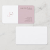 美しいモダンサロンメイクアップアーティストシルクラグジュアリー 名刺 (正面/裏面)