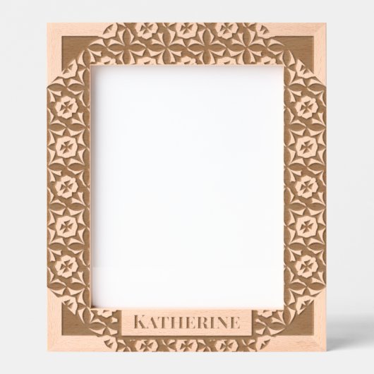 美しいモダンデザイン レーザー彫刻フレーム (正面)