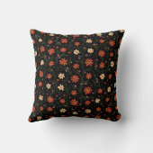 美しいモダンヴィンテージフローラ収集 クッション (裏面)