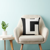 美しいモダン白黒2 クッション (椅子)