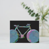 美しいモダン自転車写真 ポストカード (スタンド正面)