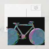 美しいモダン自転車写真 ポストカード (正面/裏面)