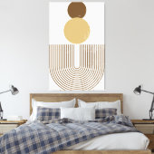 美しいモダン質感 キャンバスプリント (インサイチュ (寝室))