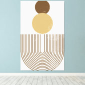 美しいモダン質感 キャンバスプリント (インサイチュ (ウッドフロア))